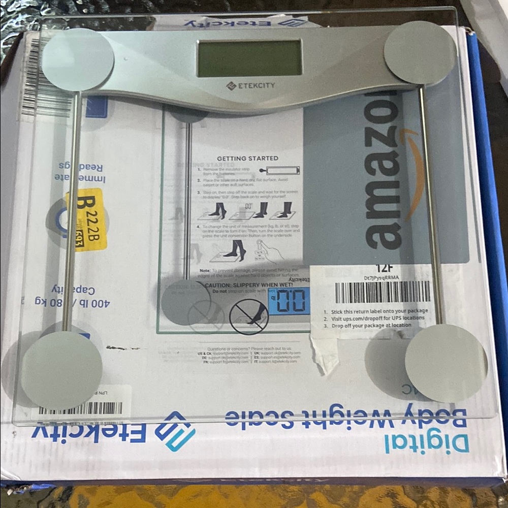 Silver Digital Body Weight Scale